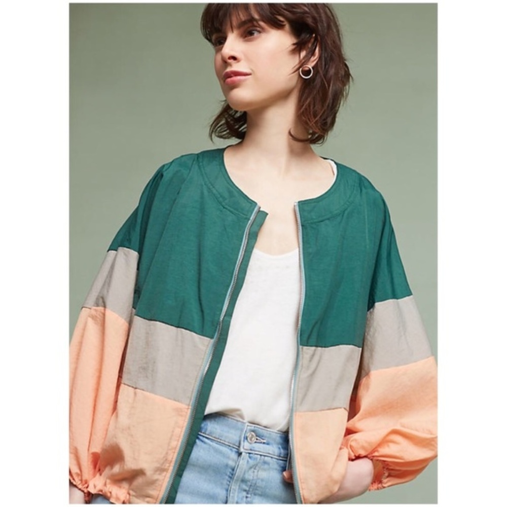 Color Block Windbreaker